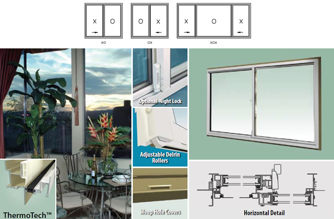Aluminum windows